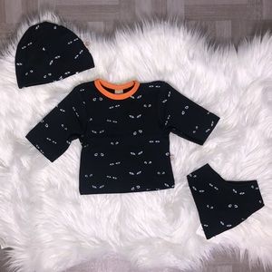 Hallmark Baby NWT Halloween Hat, Bib & Shirt Sets 3-6 Mos, 6-12 Mos & 12-18 Mos